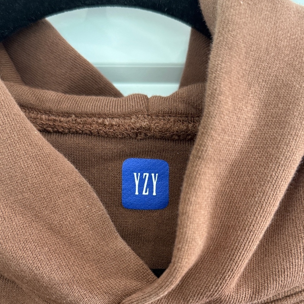 GAP Yeezy Classic Brown Hoodie for Men - Picture 2 of 3